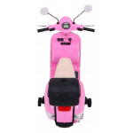 Elektrická motorka Vespa - ružová